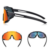 NEWBOLER Polarized Sports Men Sunglasses Road Cycling Glasses Mountain Bike Bicycle Riding Protection Goggles Eyewear 5 Lens