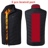 Heated Vest Men Women Usb Heated Jacket Heating Vest Thermal Clothing Hunting Vest Winter Heating Jacket 2 pcs heating parts