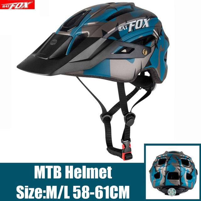 BATFOX bicycle helmet cycling mountain bike helmet off-road skateboard  helmet hard hat casco bicicleta hombre mtb F661