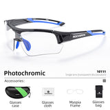 ROCKBROS Photochromic Cycling Glasses Bike Bicycle Glasses Sports Men's Sunglasses MTB Road Cycling Eyewear Protection Goggles