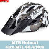 Bicycle Helmet for Adult Men Women MTB Bike Mountain Road Cycling Safety Outdoor Sports Safty Helmet gray body color