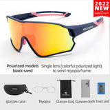 ROCKBROS Photochromic Bike Glasses Bicycle UV400 Sports Sunglasses for Men Women Anti Glare Lightweight Hiking Cycling Glasses