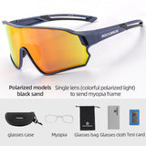 ROCKBROS Photochromic Bike Glasses Bicycle UV400 Sports Sunglasses for Men Women Anti Glare Lightweight Hiking Cycling Glasses