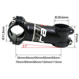 SHIKRA Bicycle Stem Mountain Road Bike Stem Ultralight Stem 31.8mm Handlebar Stem 7 Degree 45 55 65 70 80 90 100 110mm Bike Stem