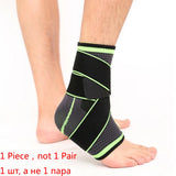 WorthWhile 1 PC Sports Ankle Brace Compression Strap Sleeves Support 3D Weave Elastic Bandage Foot Protective Gear Gym Fitness