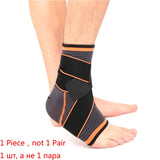 WorthWhile 1 PC Sports Ankle Brace Compression Strap Sleeves Support 3D Weave Elastic Bandage Foot Protective Gear Gym Fitness