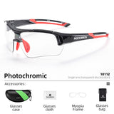 ROCKBROS Photochromic Cycling Glasses Bike Bicycle Glasses Sports Men's Sunglasses MTB Road Cycling Eyewear Protection Goggles