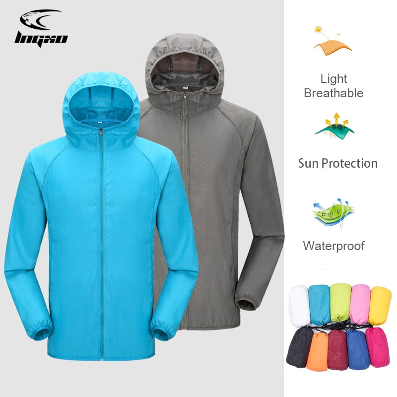 Camping Rain Jacket Men Women Waterproof Sun Protection Clothing Fishi –  Sunny Mall