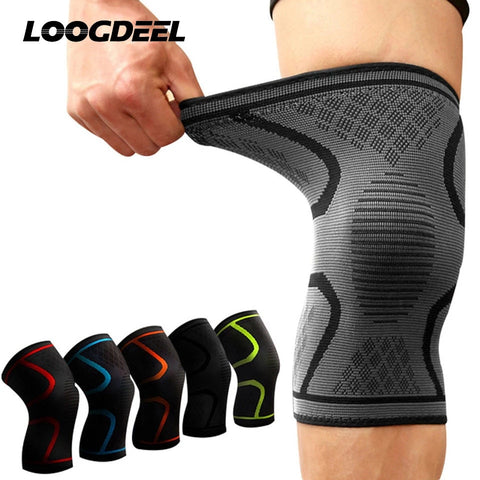 Fitness Running Cycling Knee Support Braces Elastic Nylon Sport Compression Knee Pad Sleeve for Basketball Volleyball