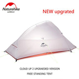 Naturehike Camping Tent Waterproof Outdoor Hiking Tent Backpacking Tent With Free Mat - Spocamp