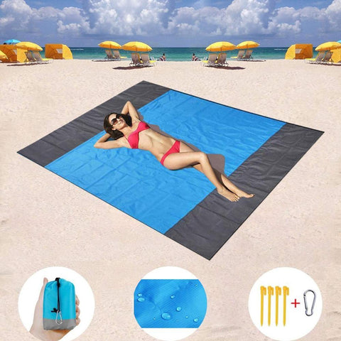 Portable Picnic Beach Mat Waterproof Outdoor Blanket Ground Mat Mattress Tent Mat - Spocamp